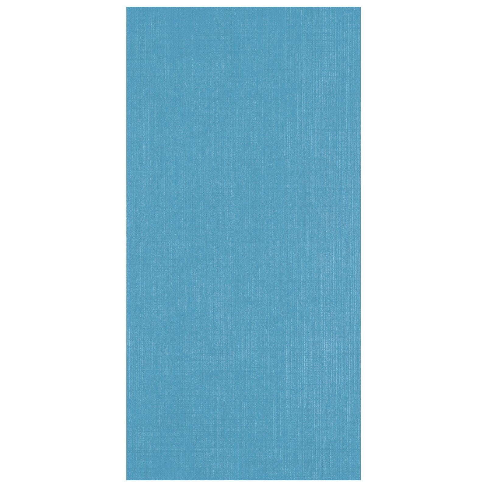 Florence Linen Cardstock 10.6 x 5.3 Inches Blue (Mountain Lake), 100 Sheets of 250 GSM Coloured Paper