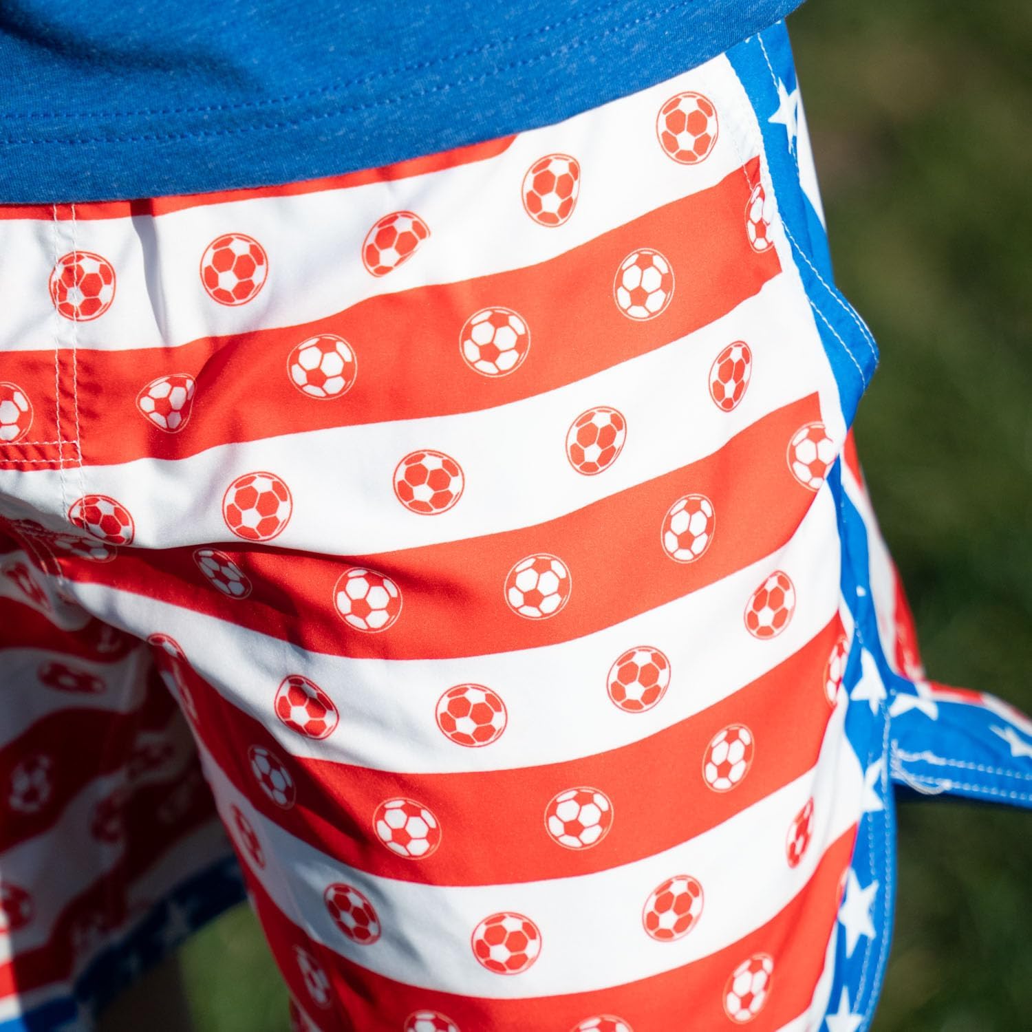 ChalkTalkSPORTS Athletic Soccer Shorts – Elastic Waistband Multi Pocket – Boys Men Youth Adult – Multiple Designs