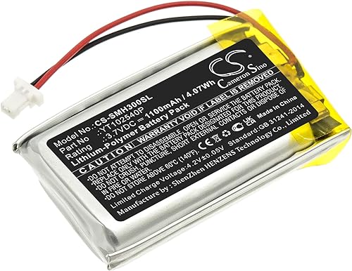 Tingen Reemplazo de batería de 1100 mAh para Sena 50S SP46 YT102540P (3.7V)
