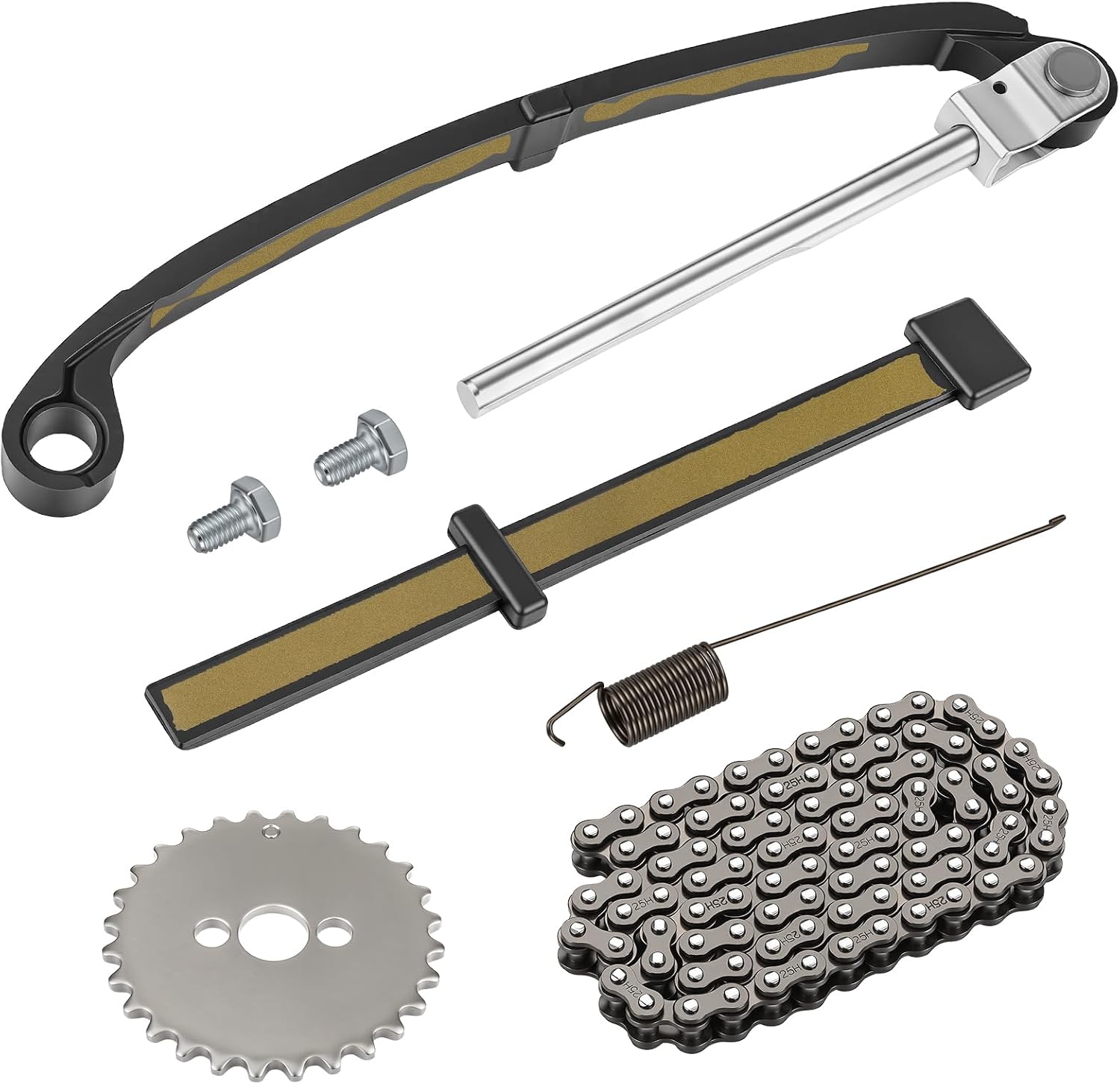 Cam Timing Chain + Tensioner Guide W/Spring Kit For Honda XR80 XR80R XL80S 1979-1999 14321-115-010 14401-943-013