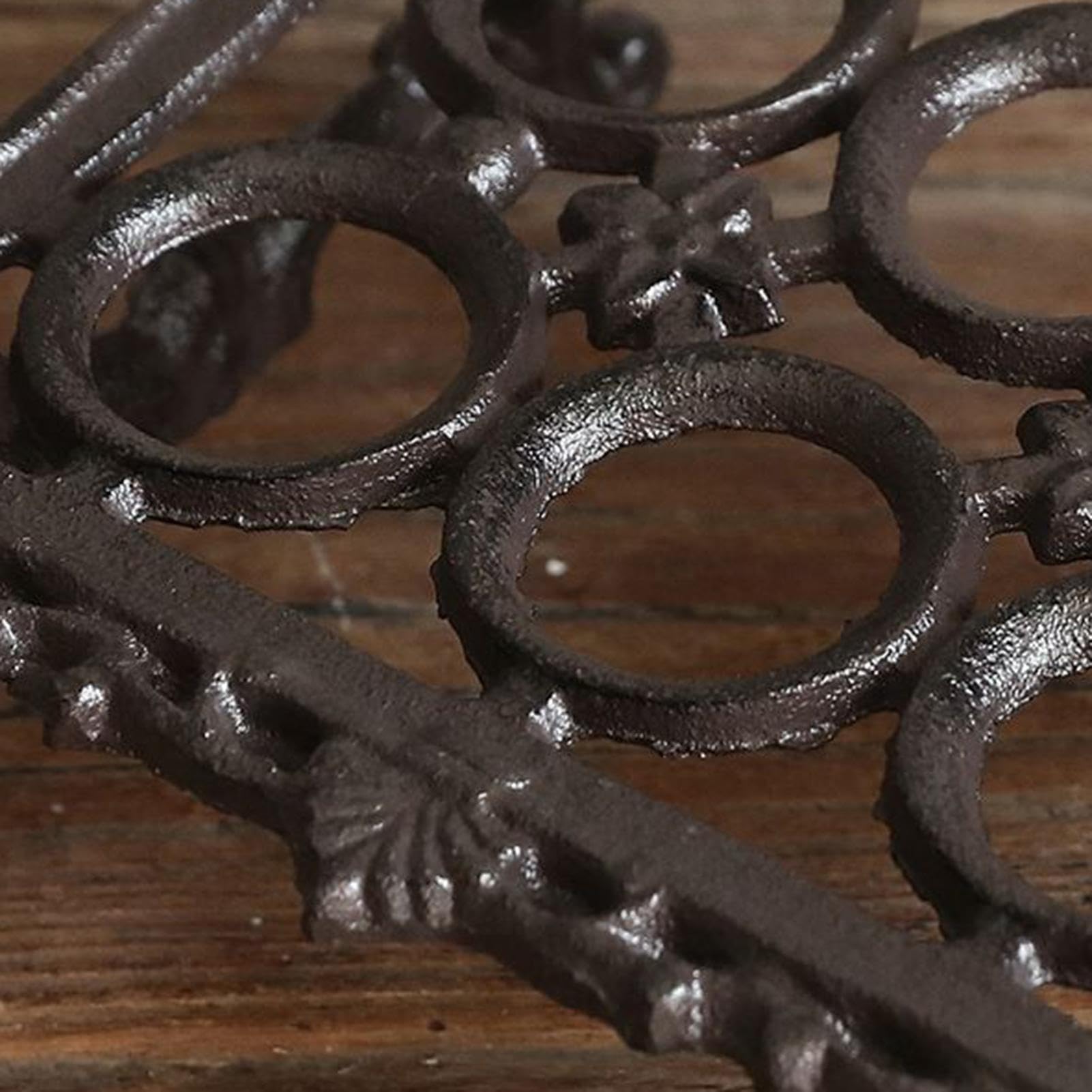 Soporte para huevos para encimera, retro, decoración del hogar | Robusto soporte para huevos de hierro fundido | Para encimera, mostrador, cocina, dormitorio, restaurante, granja, Navidad, Pascua