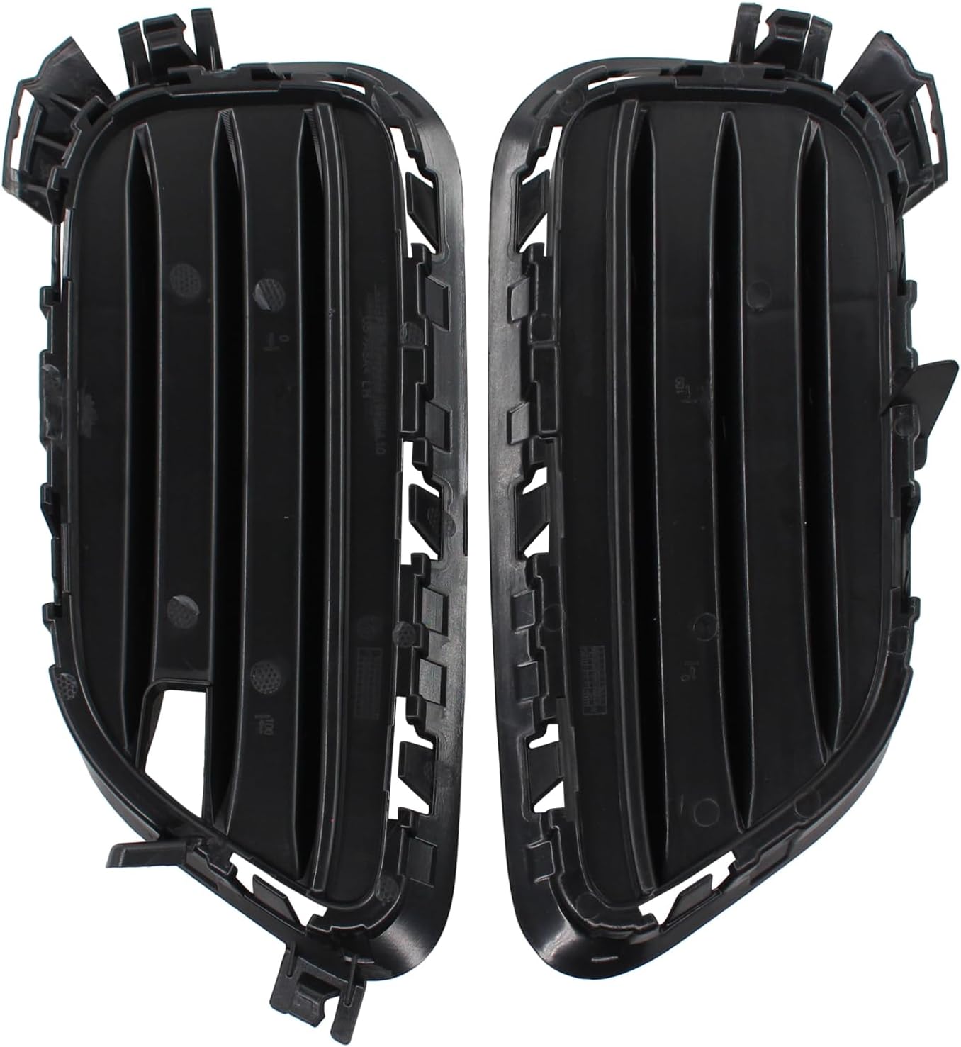 ApplianPar 2Pcs Front Driver and Passenger Side Bumper Cover Grille for BMW X3 2015-2017