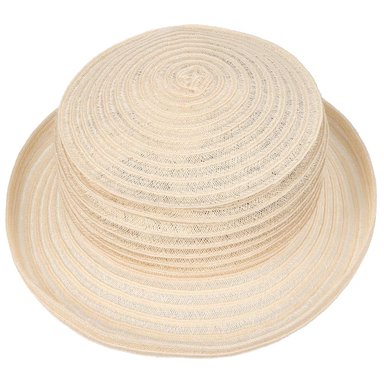 Mayser Belma Falten Strohhut Hanf Boaterhut Packable Handmade Made in EU Damen Sommer
