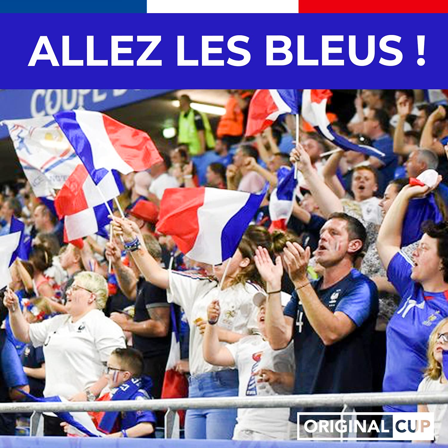 Corne de Brume Manuelle France Bleu Blanc Rouge Klaxon OriginalCup®