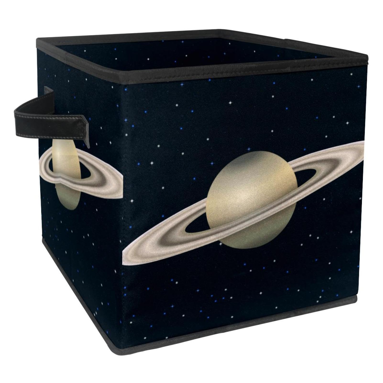 Boîte de rangement pliable Saturn Planet en tissu cube pour placard et maison