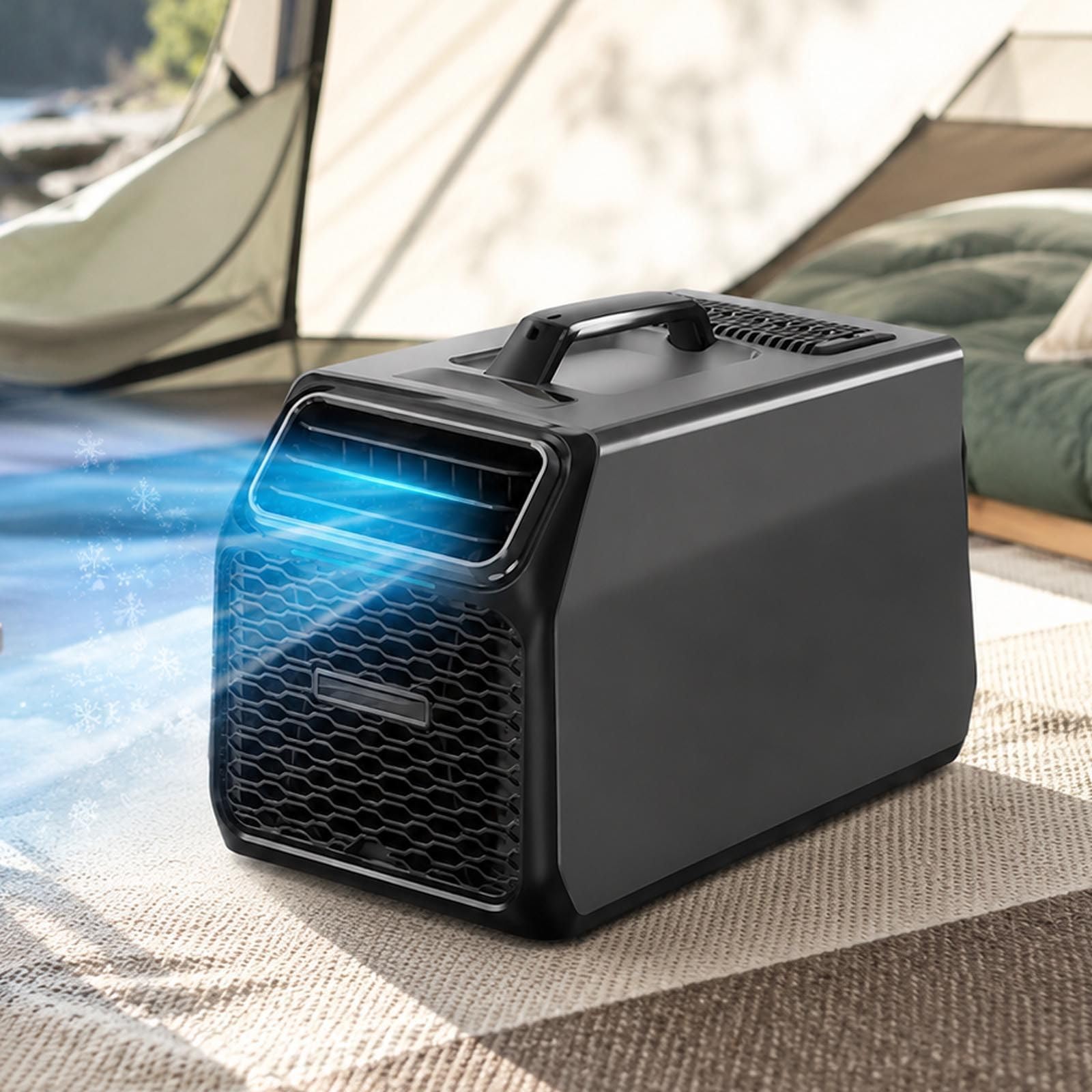 Portable AC Unit 220V with Dehumidifier for Campervans and Tents C11