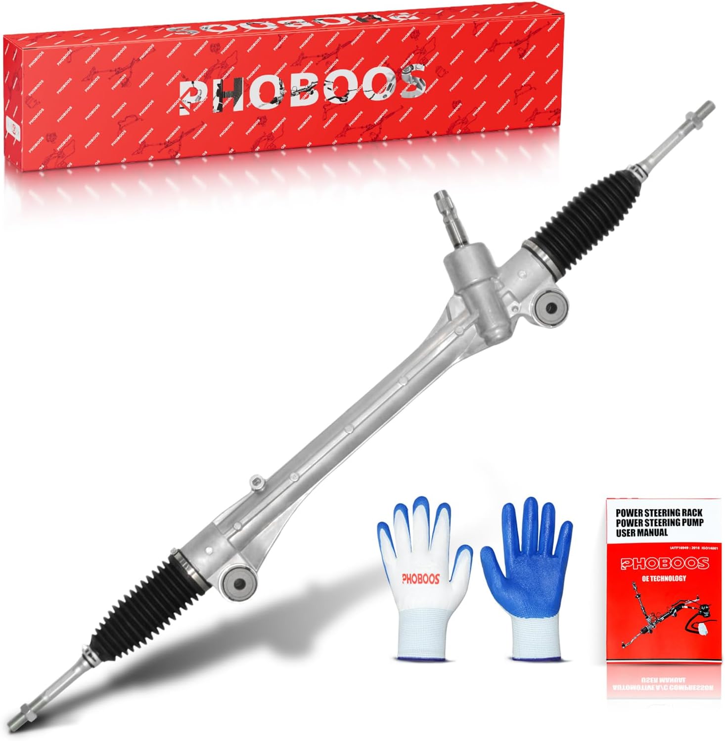 PHOBOOS Electric Power Steering Rack and Pinion Assembly Compatible with Toyota Camry 2012-2017, Avalon 2013-2018 & Lexus ES350/ES300h 2013-2018, 2.5L 3.5L Models, New Unit, Direct Fit, Ref. 1G-26007 PBPSRO57