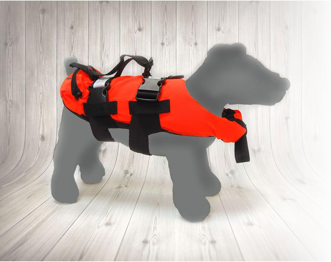 TWF Dog Lifejacket, Orange, Medium