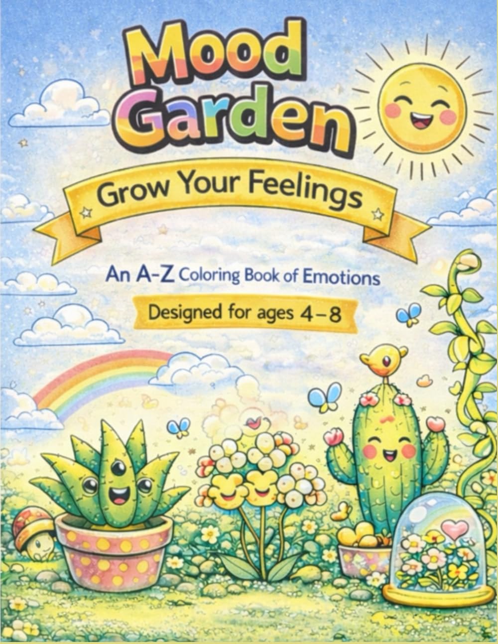 Mood Garden: Grow Your Feelings: An A to Z Coloring Book of Emotions