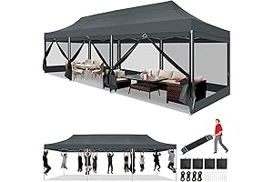 TOOLUCK 10x30 Pop-Up Canopy Tent: Shelter for Gatherings and Celebrations