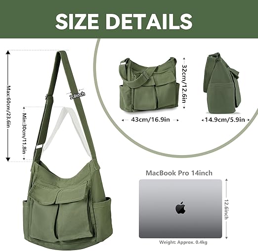Amazing Vintage Inspired Canvas Messengers Bags For Men | By Olivia