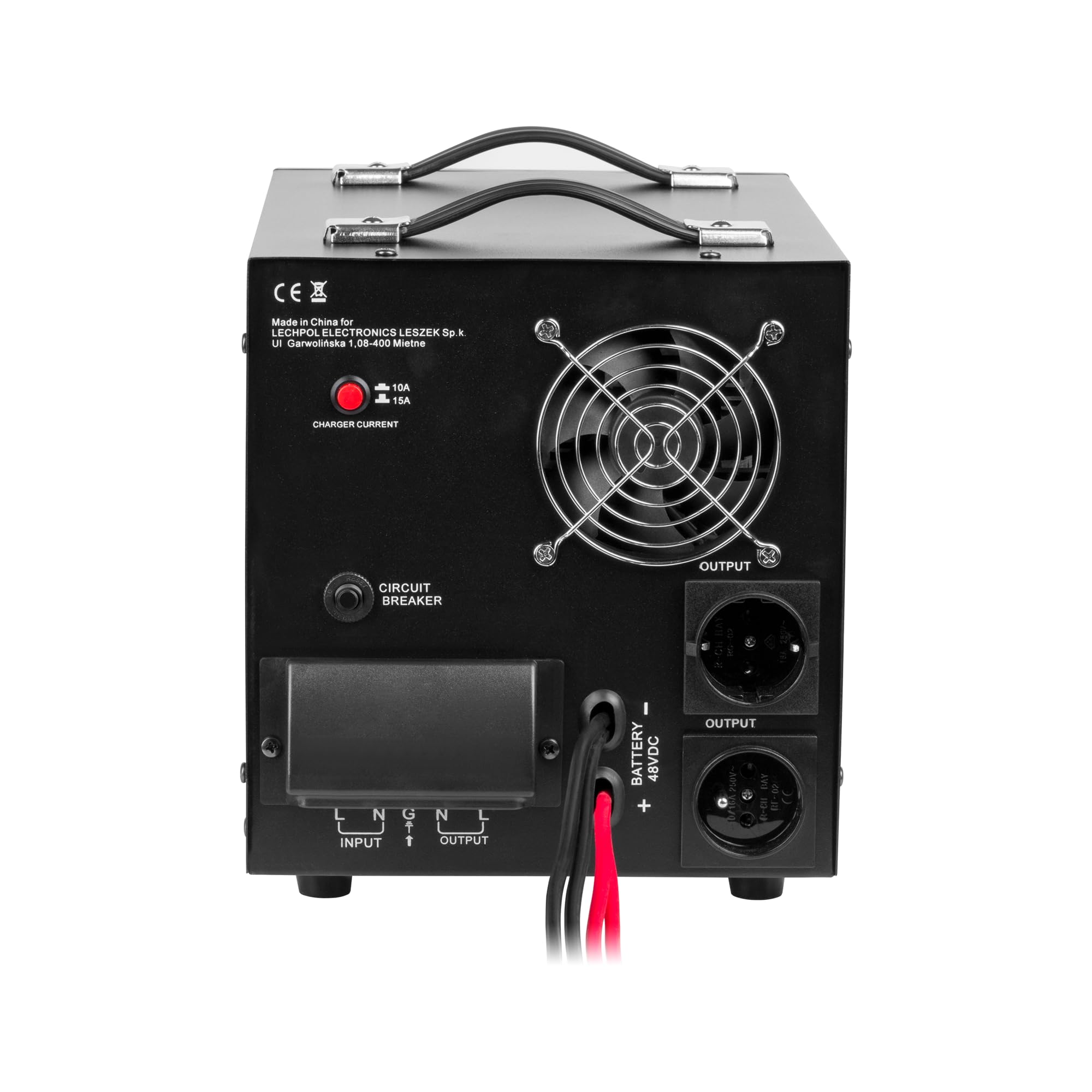 Kemot Zasilacz Awaryjny PROsinus-3500 URZ3430 Przetwornica Z Czystym Przebiegiem Sinusoidalnym I Funkcją Ładowania 24V 230V 3500VA/2400W