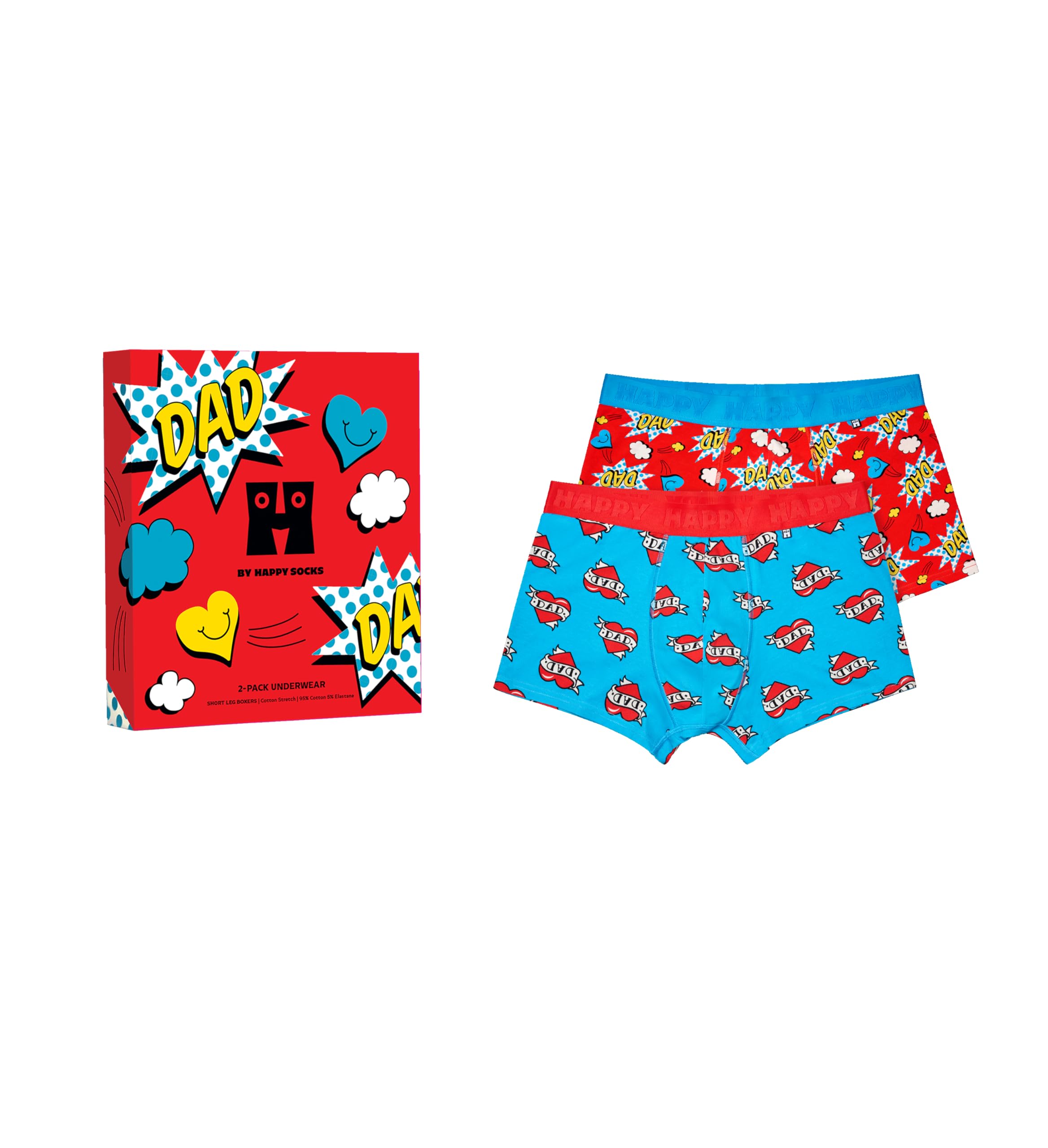 Happy Socks Herren Boxer Shorts