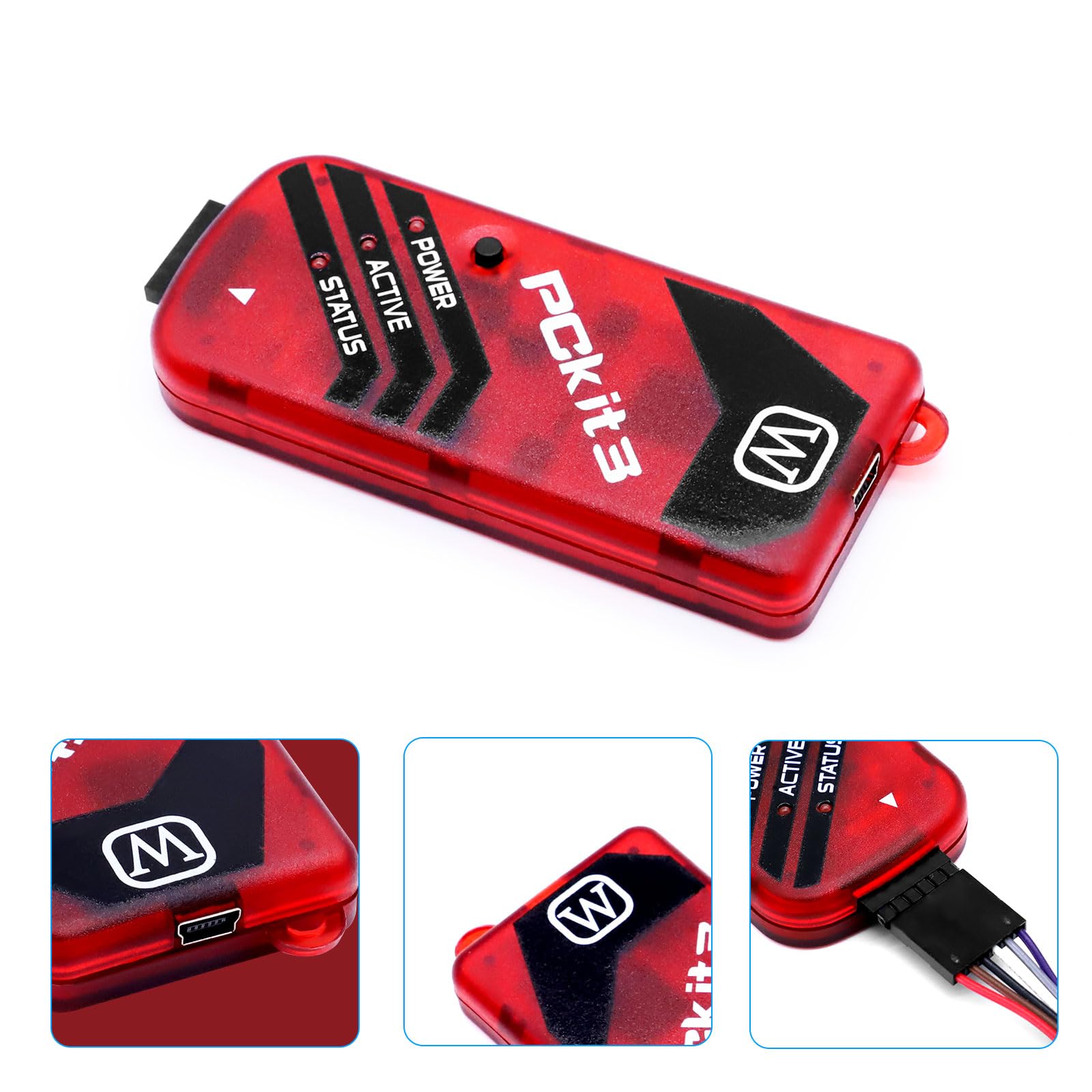 Programmeur PICKIT3 PIC Kit3, QIQIAZI PICKIT3 PIC ICD2 PICKit 2 Adaptateur de programmation 3.5 avec câble USB et traducteur d'adaptateur ICSP