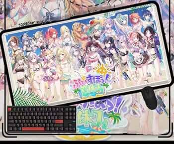 Amazon.co.jp: ぶいすぽ グッズ ! デスクマット プレイマット : 文房具