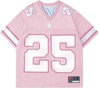 SHENHE Men's Football Jersey V Neck Short Sleeve Graphic