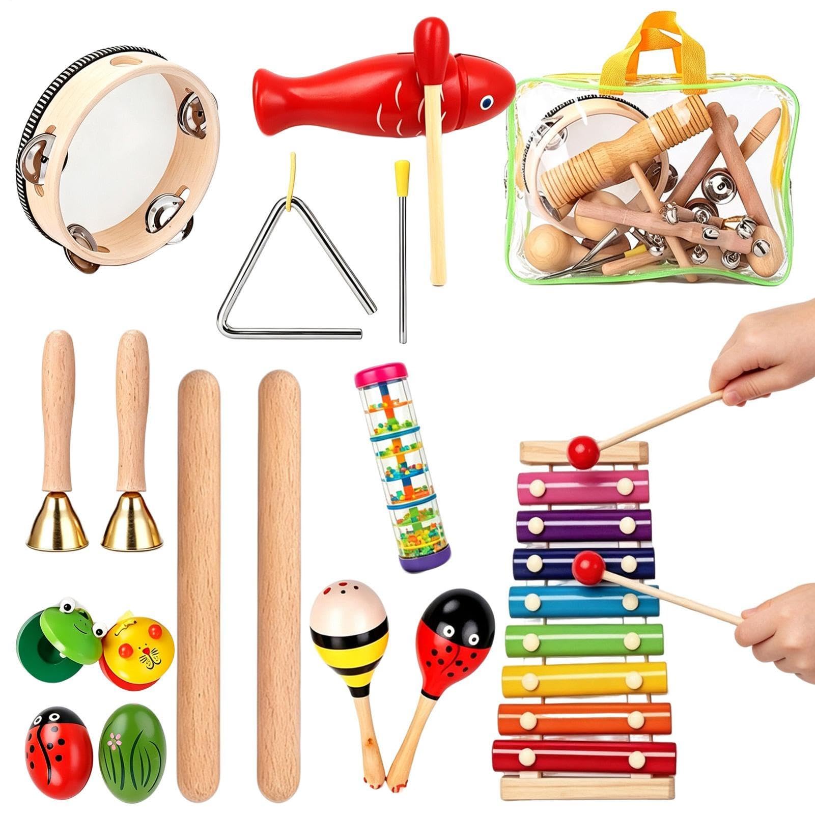 Musikinstrumente für Kinder Interaktives Xylophon, Maracas, Lernspielzeug,