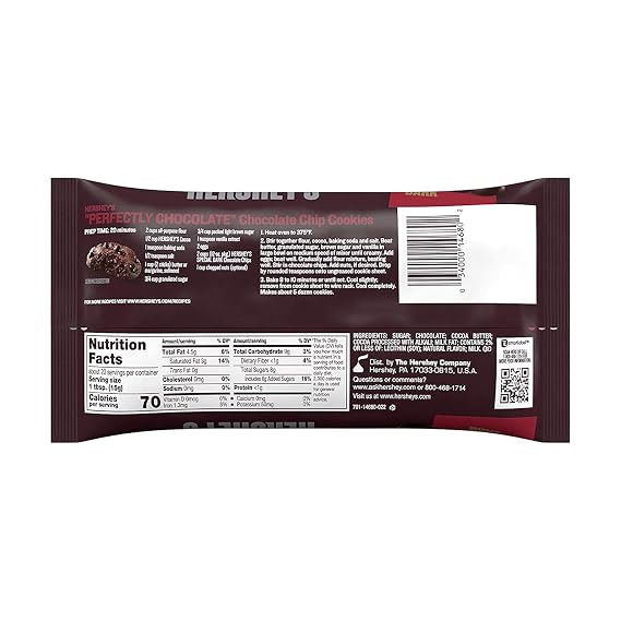 Hershey Special Dark Chips 12oz - 6 Unit Pack