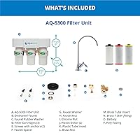 Vista 9 de Sistema de filtro de agua Aquasana para debajo del fregadero - Reduce PFAS, plomo y cloro en el agua potable - Filtración de clarium para la cocina
