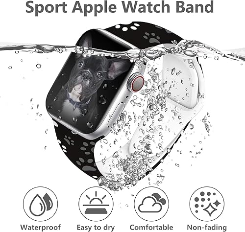 Vista 50 de Holidays - Correa de reloj compatible con Apple Watch de 1.49, 1.57, 1.61, 1.65, 1.65 y 1.73 pulgadas, correa de reloj inteligente de silicona