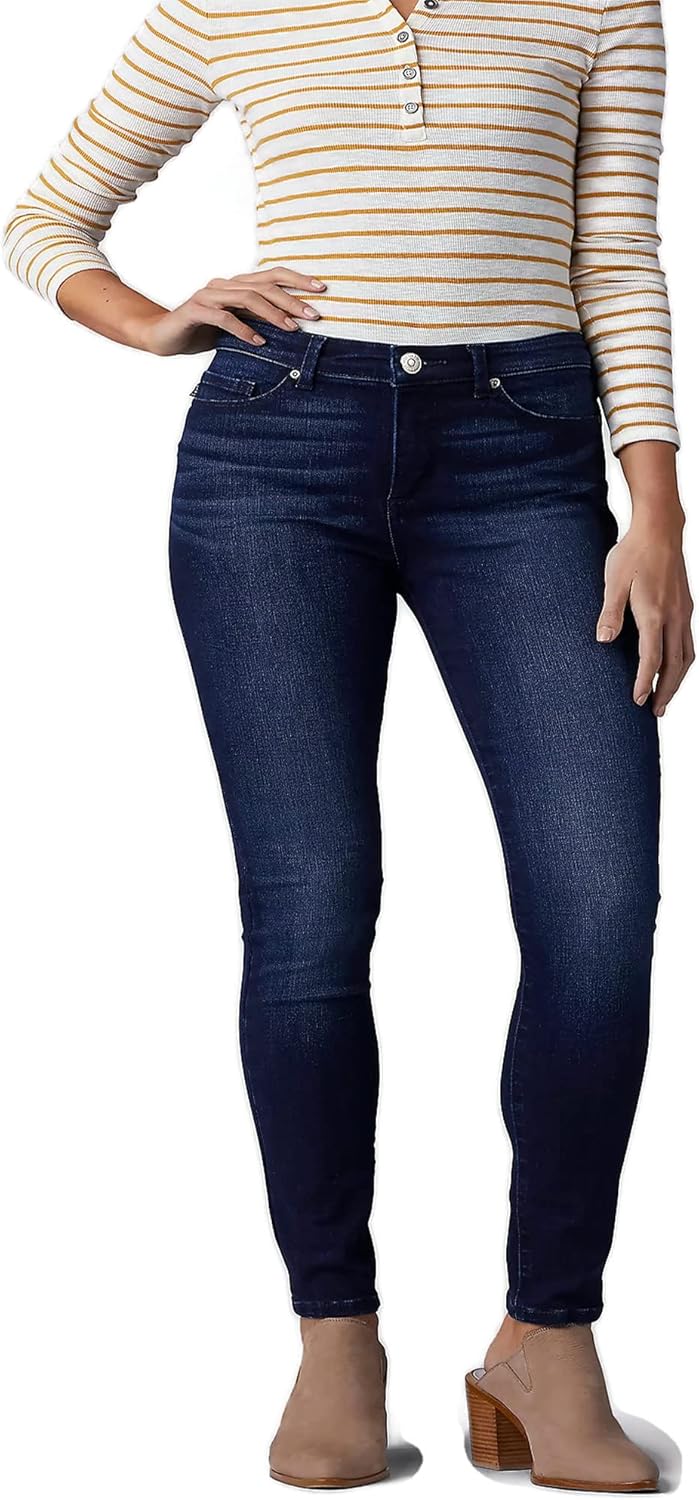 Lee Women's Plus-Size Plus-Size Slimming Fit Rebound Skinny Leg Jean