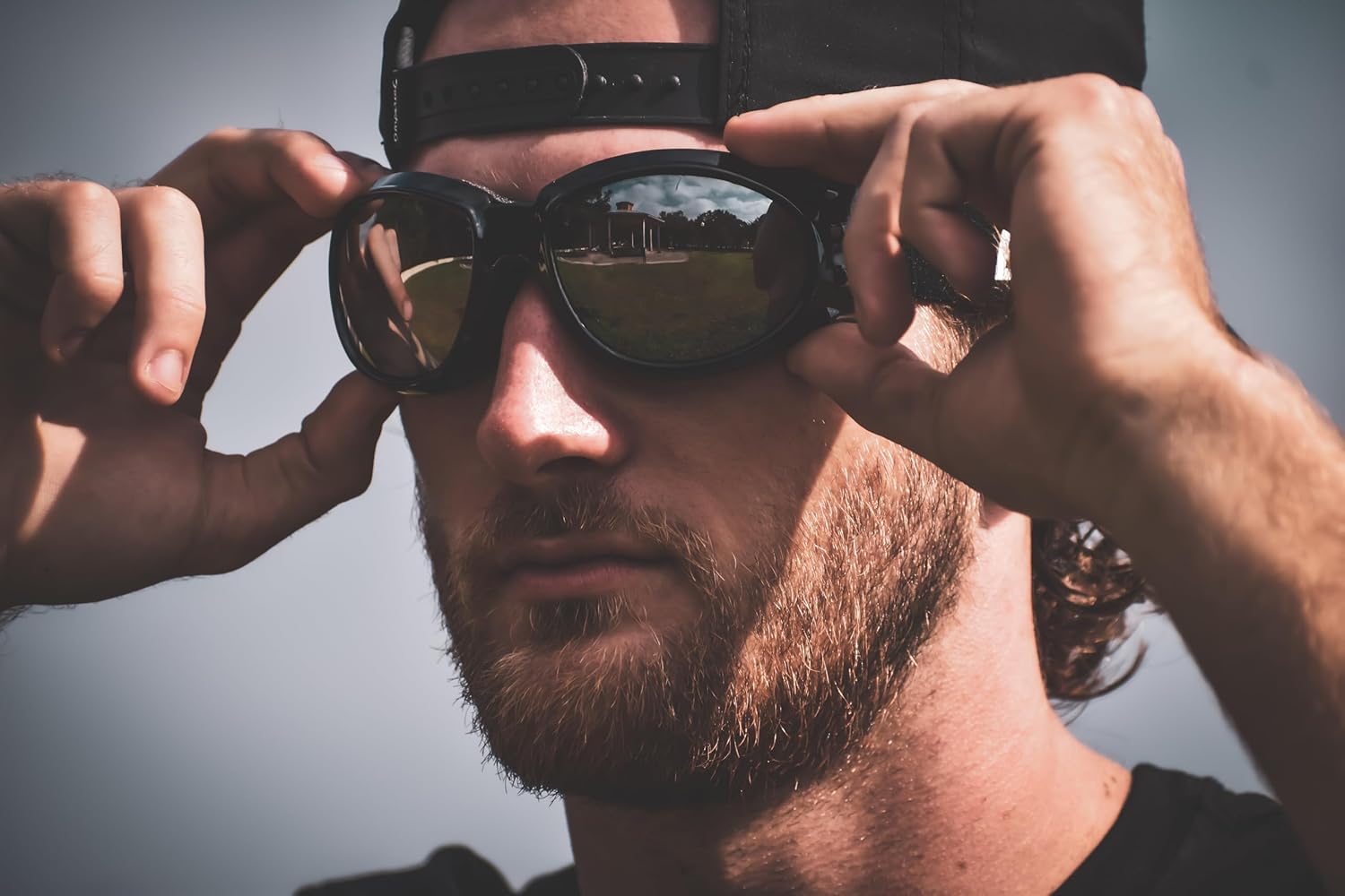 Birdz Eyewear Eagle Red Baron style Motorcycle Padded Airsoft Goggles 3 Pairs for Day and Night Riding Comfort in Any Weather Condition