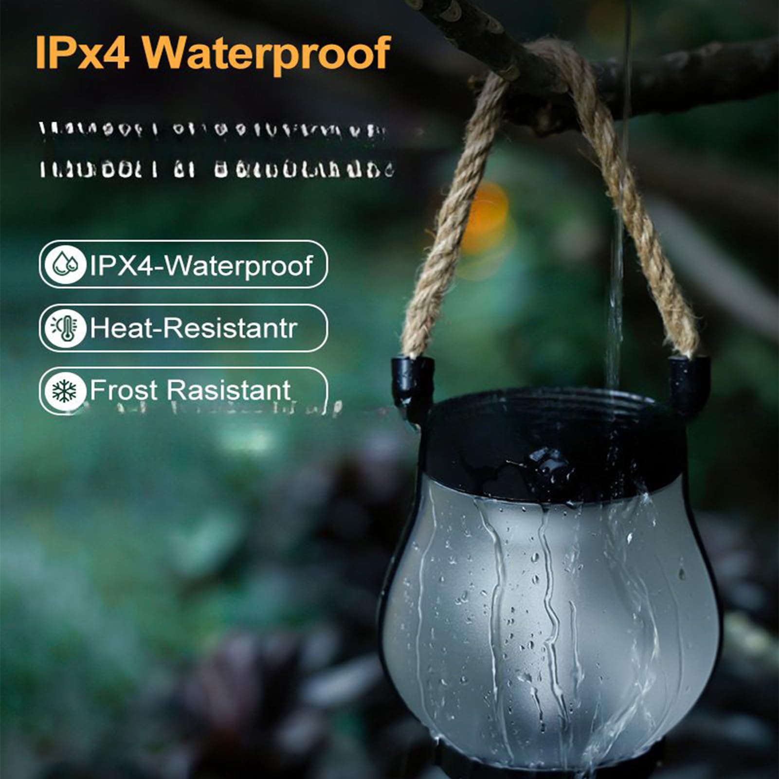 Lanternes Solaires Extérieures Ip55 Étanche Solaire Led Lanterne Lanterne De Jardin Lanternes