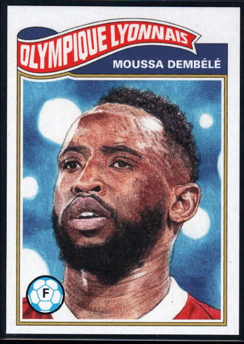 2020 Topps The UCL Living Set UEFA Champions League #157 Moussa Dembele Olympique Lyonnais Official Soccer Futbol Trading Card LIMITED PRINT RUN