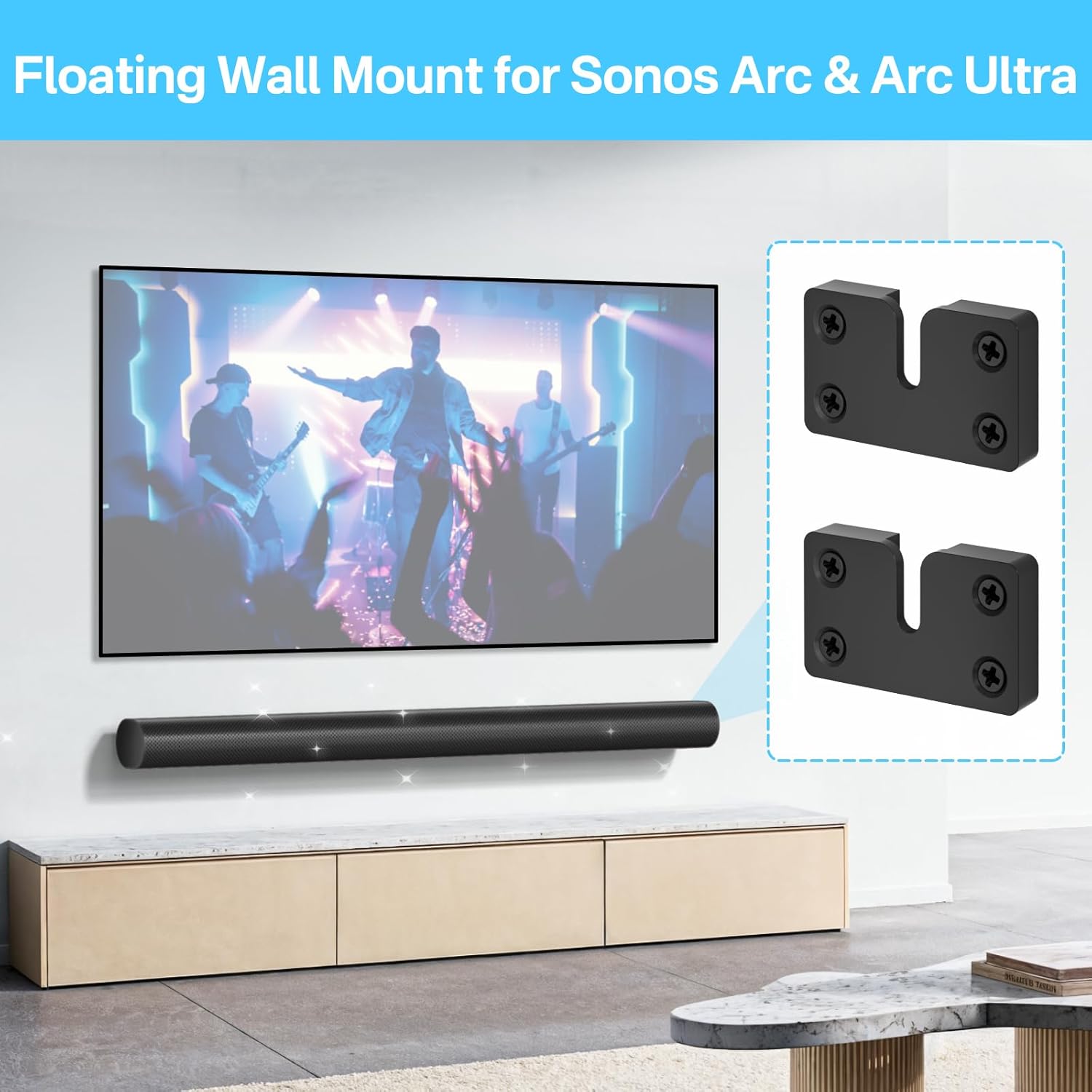 notiela Metal Soundbar Mount for Sonos Arc Arc Liberia Ubuy