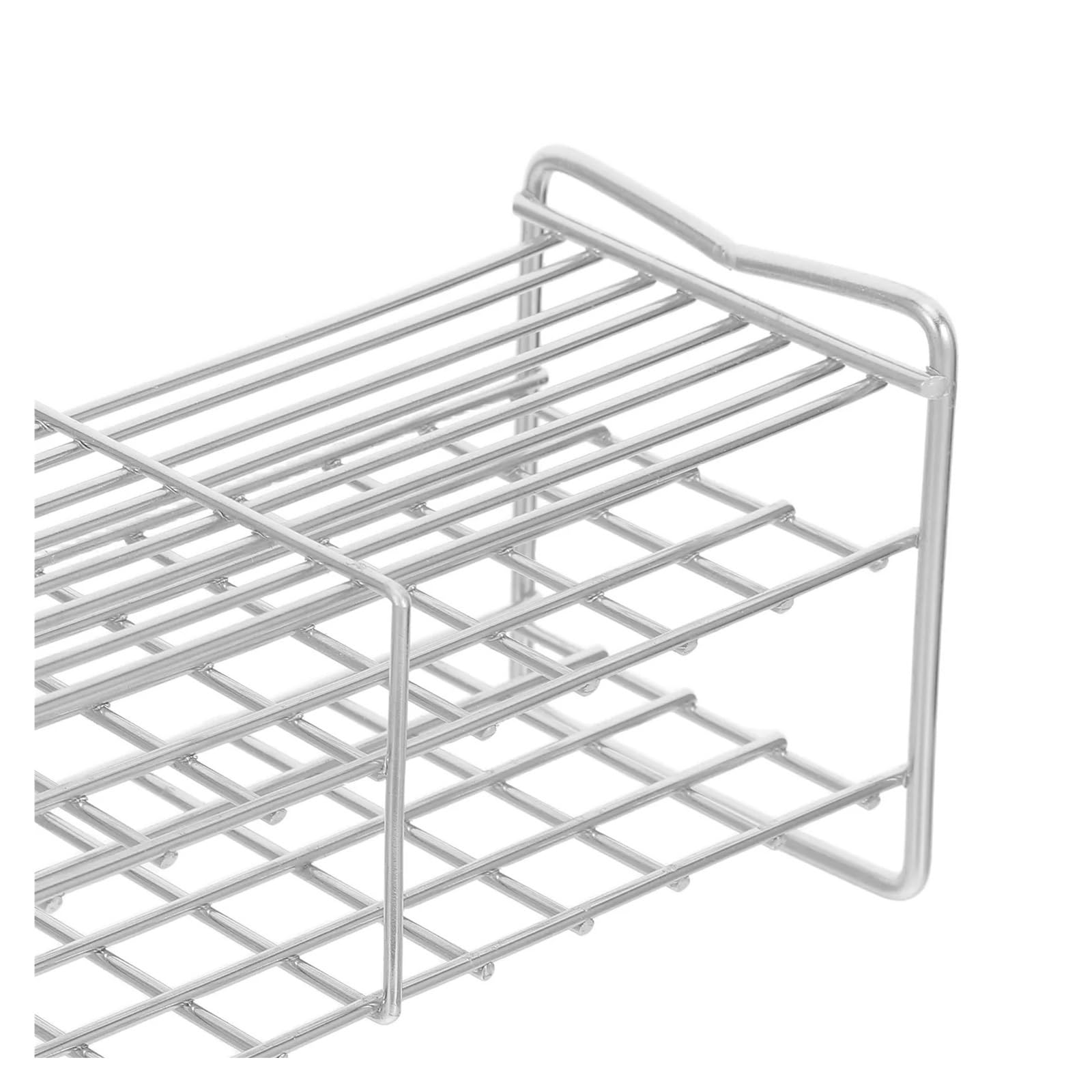 Reagenzglasgestell aus Edelstahl, 40 Löcher | Organizer und Trockengestell for Zentrifugenröhrchen und -fläschchen