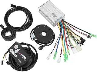 Pwshymi Electric Bicycle Modification Kit, 36V 48V Intelligent Electric Bicycle Controller Kit with LED S800 Display for 350W Bicycle Motor