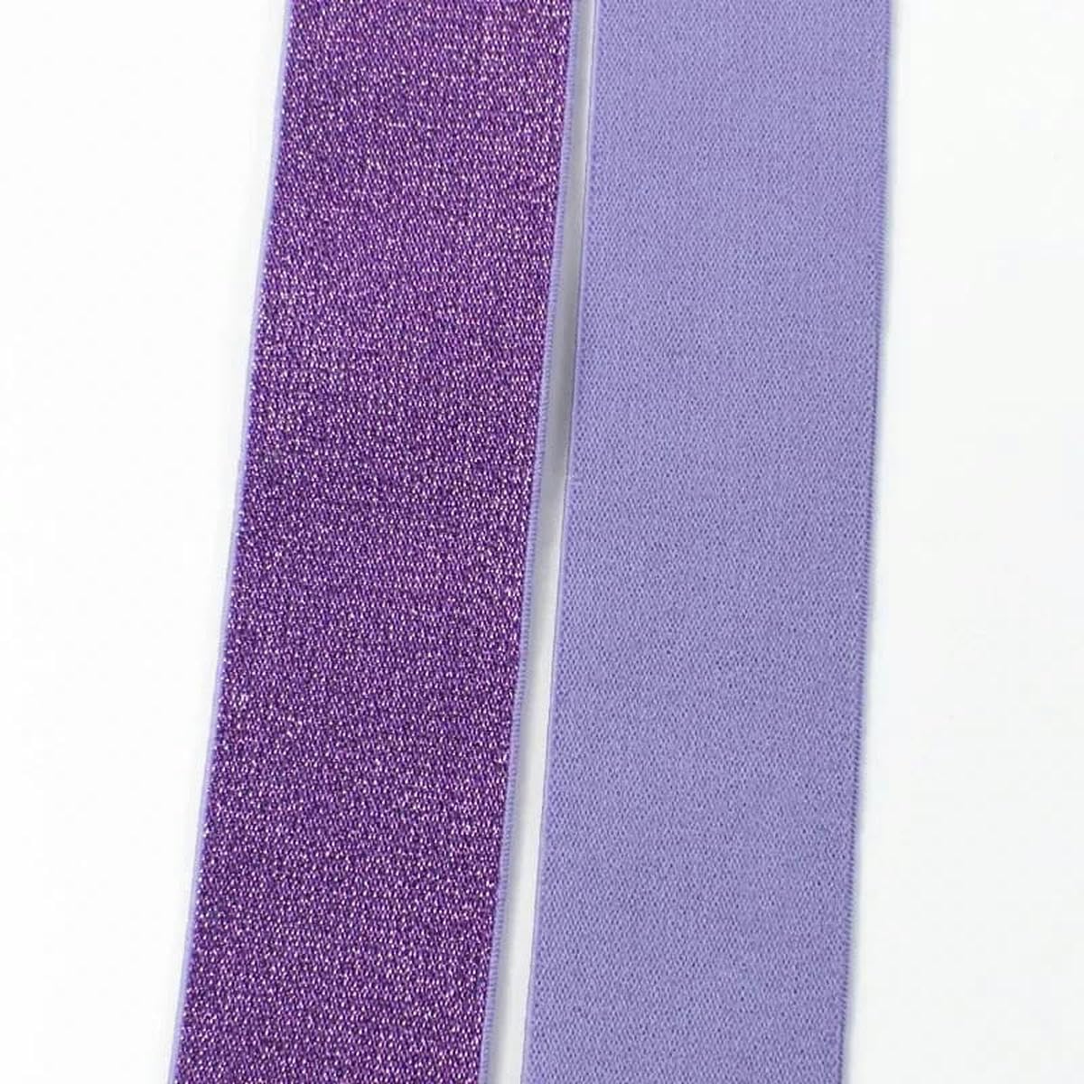 Elastyczna taśma nylonowa, Nylon Elastic Band 25-50mm 3-10meters Multicolor For Sewing(Purple 50mm,10Meters)