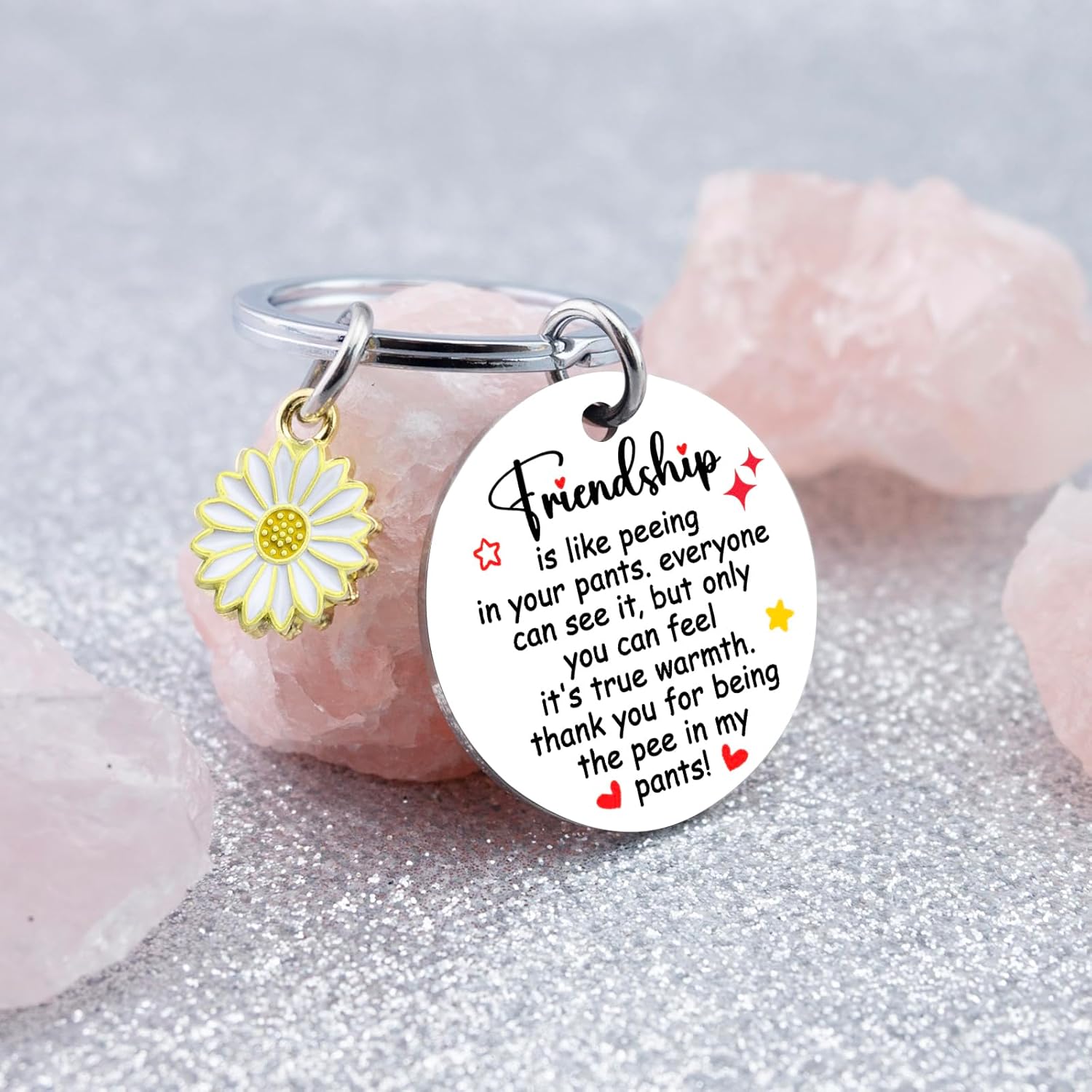 Galentines Day Gifts for Friends Galentines Gifts for Women Friendship Gifts For Women Long Distance Best Friend Keychain Gifts For Friend Bestie Sister Bff Valentine's Gift for Best Friend - Image 2