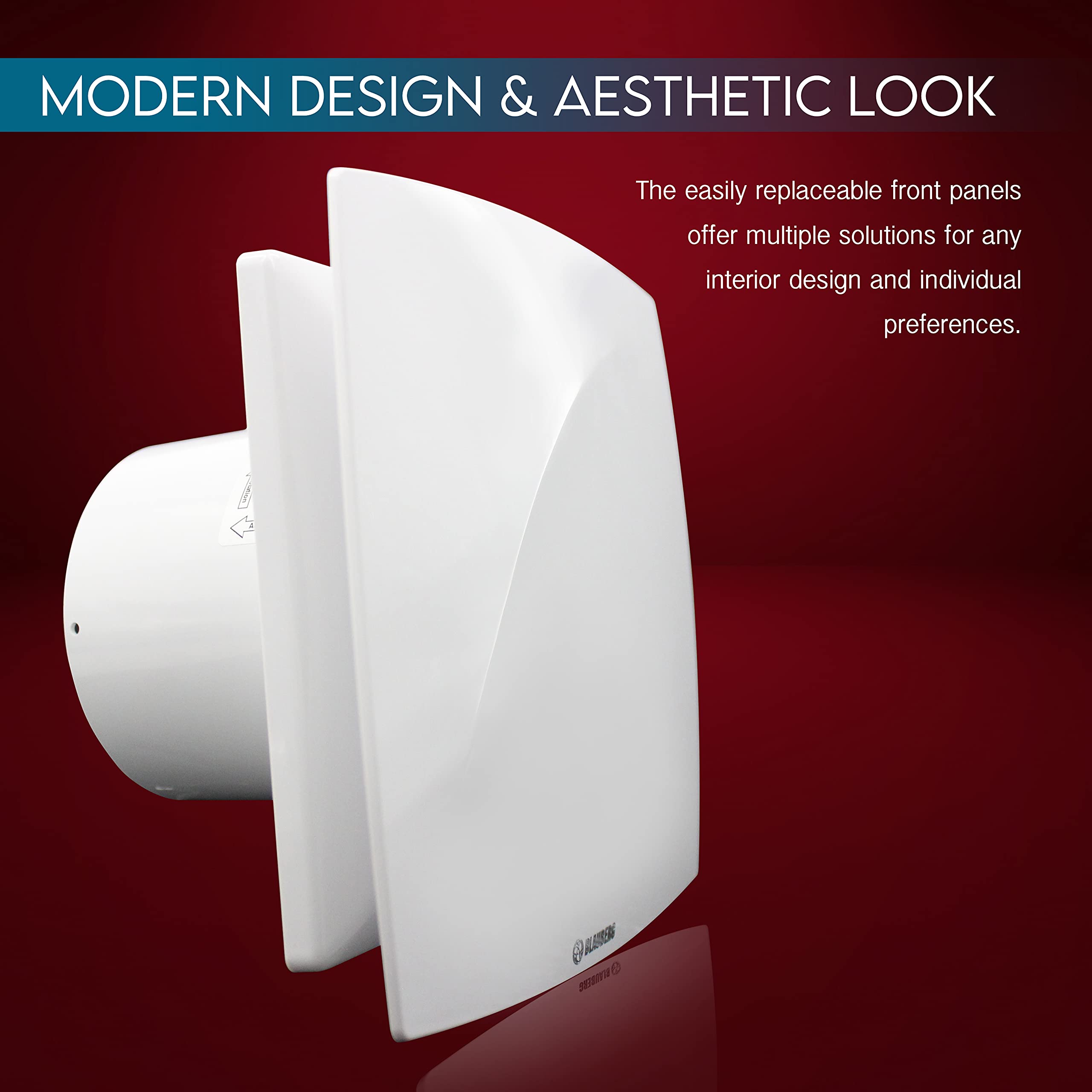 Blauberg 4" 100 mm Quiet Humidity & Condensation Extractor Fan Exhaust