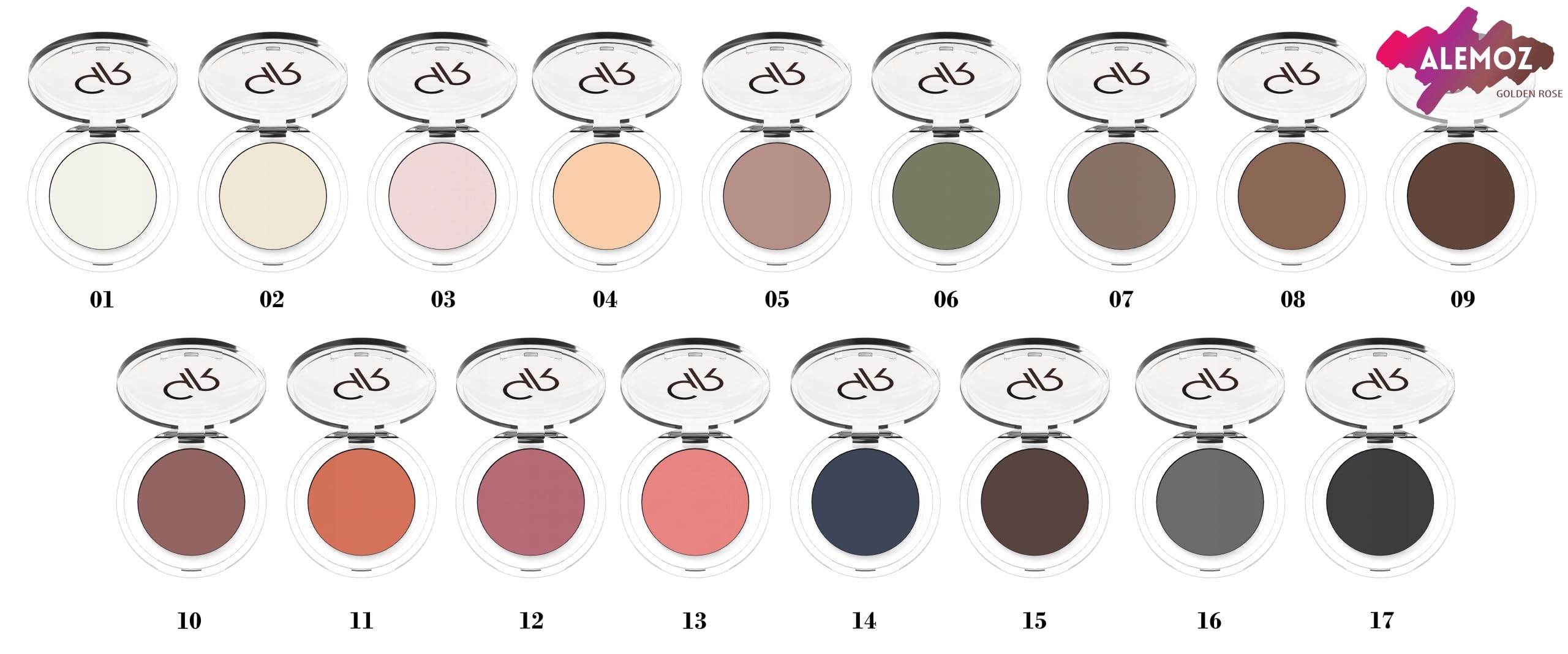 Golden Rose Soft Color Pearl Mono Eyeshadow No:60 1 Paket