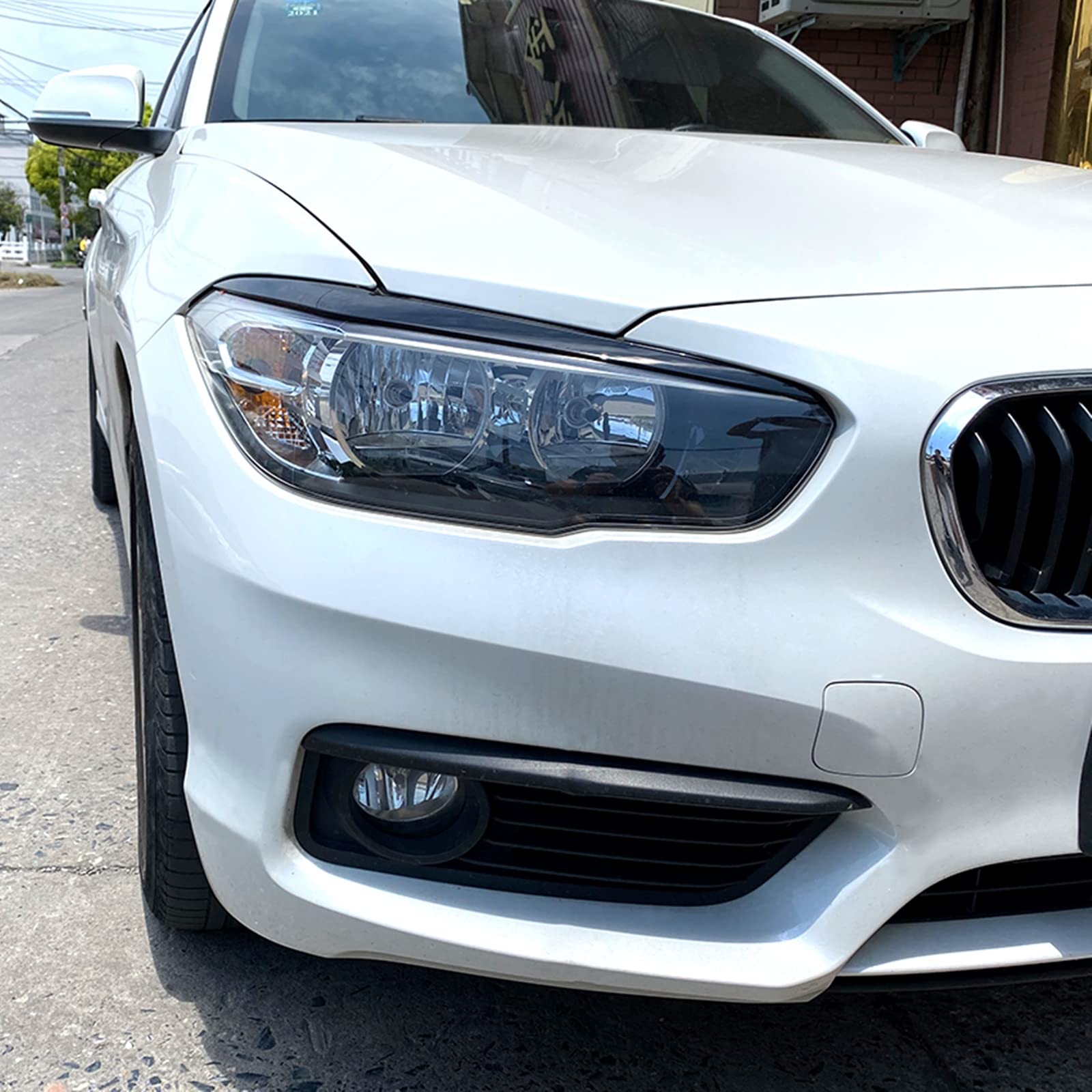 Cubierta de moldura de la lámpara de ceja del faro para BMW F20 F21 1-Series 116i 118i 120i 125i 128i Hatchback 2015-2019
