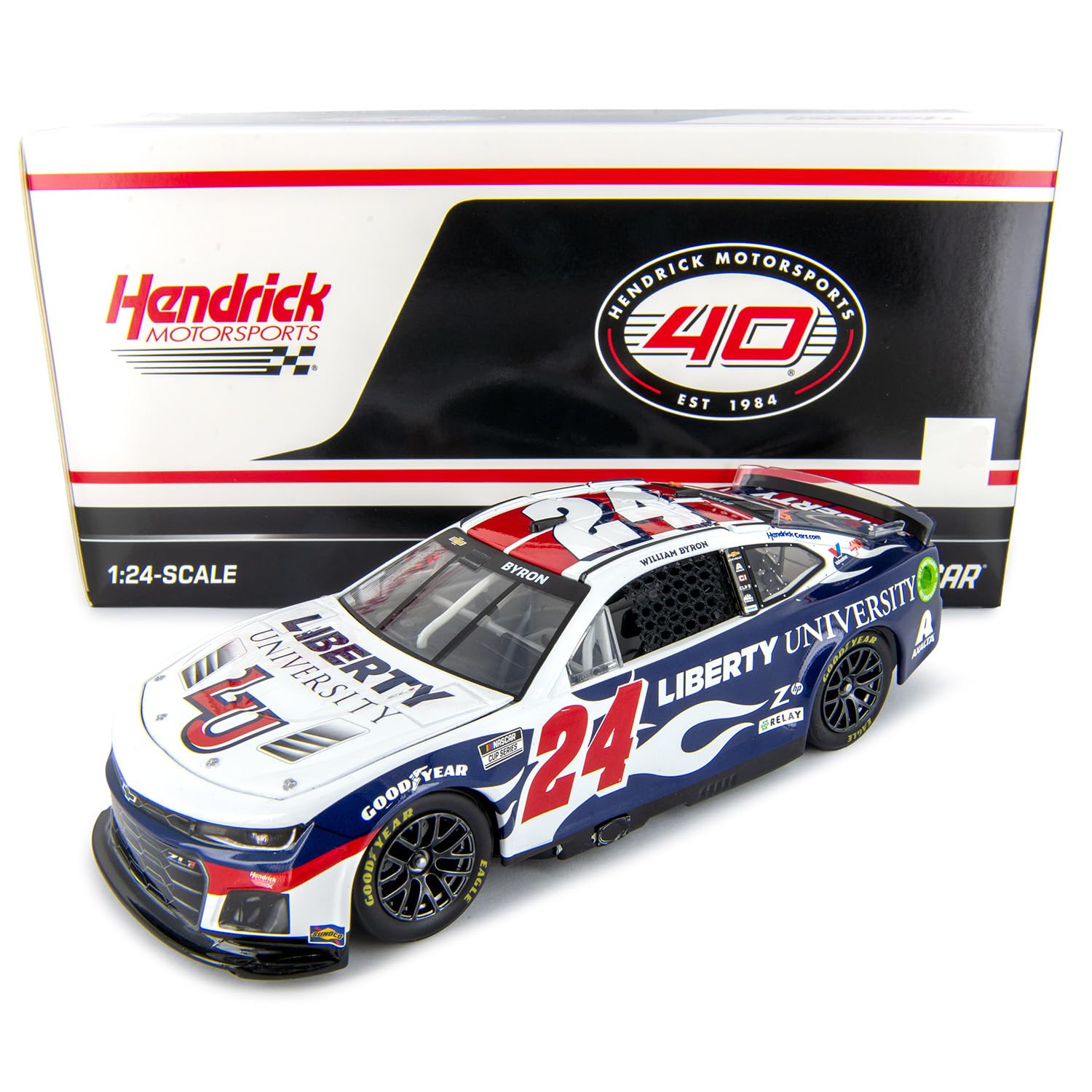 Lionel Racing William Byron 2024 Liberty University Druckguss-Auto im Maßstab 1:24
