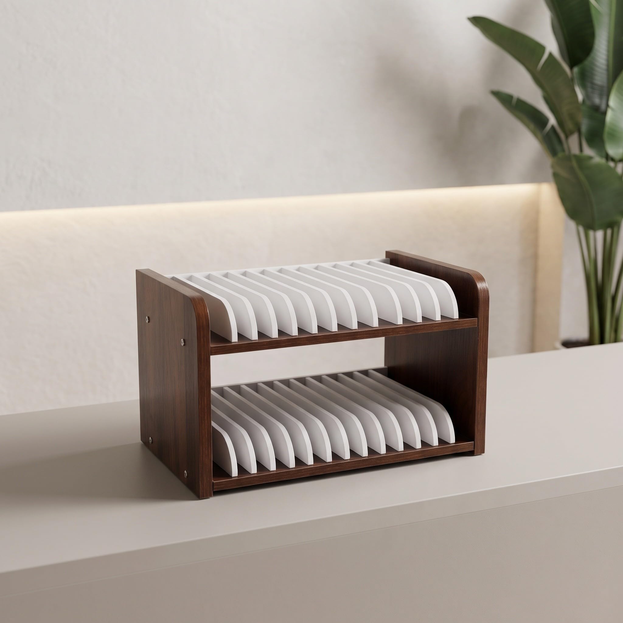 Zerodeko Soporte para teléfono, Estante de Almacenamiento de Madera para