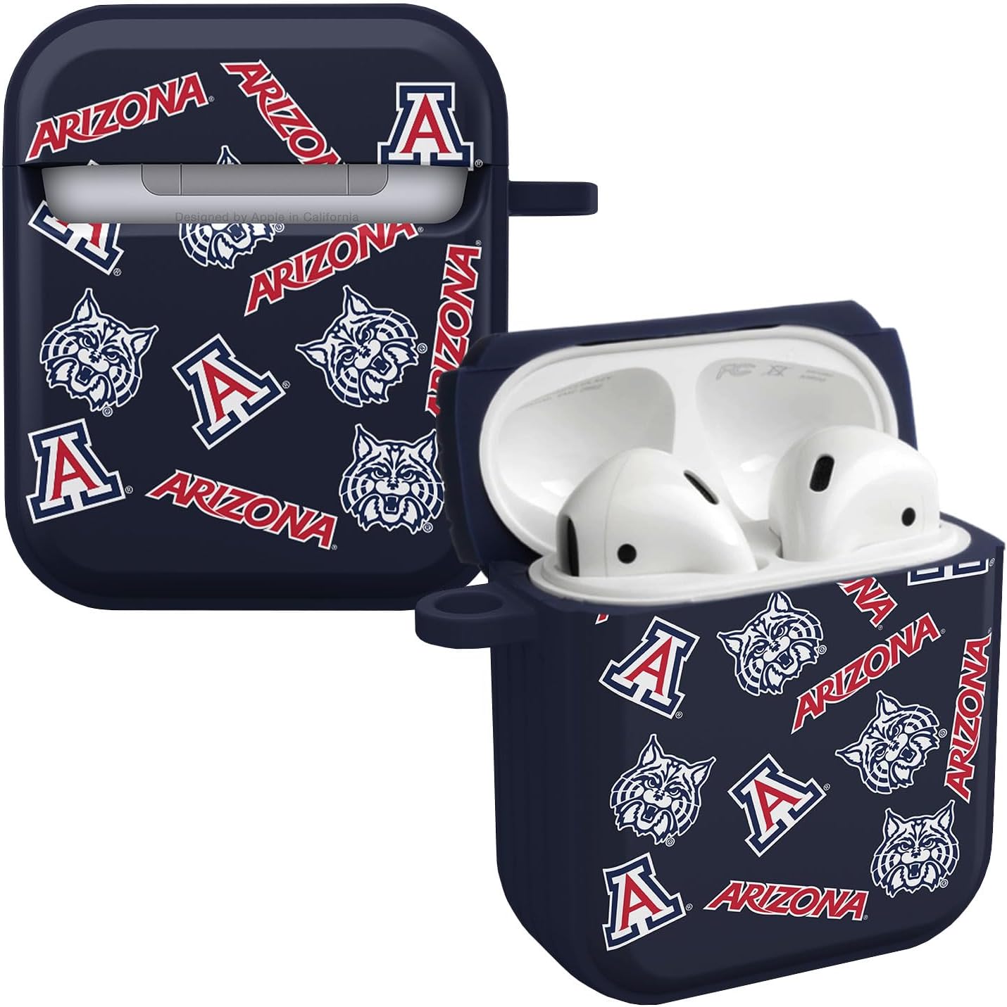 Affinity Bands Arizona Wildcats HDX Case Cover Compatible with Apple AirPods Pro 1 & 2 (Select)