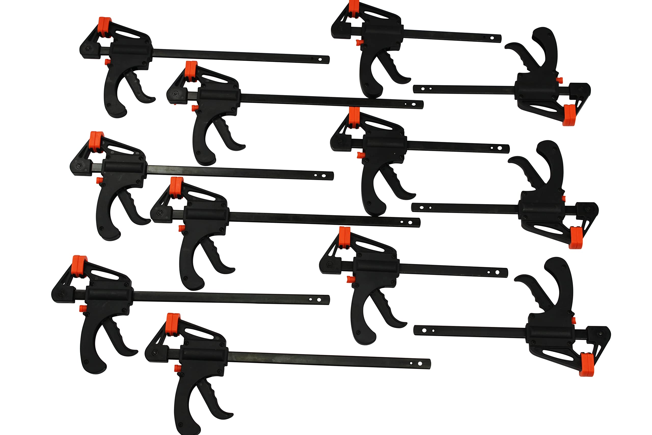 12 x Einhandzwinge 150x60 + 300x60 Klemmzwinge Schnellspannzwinge Schraubzwinge