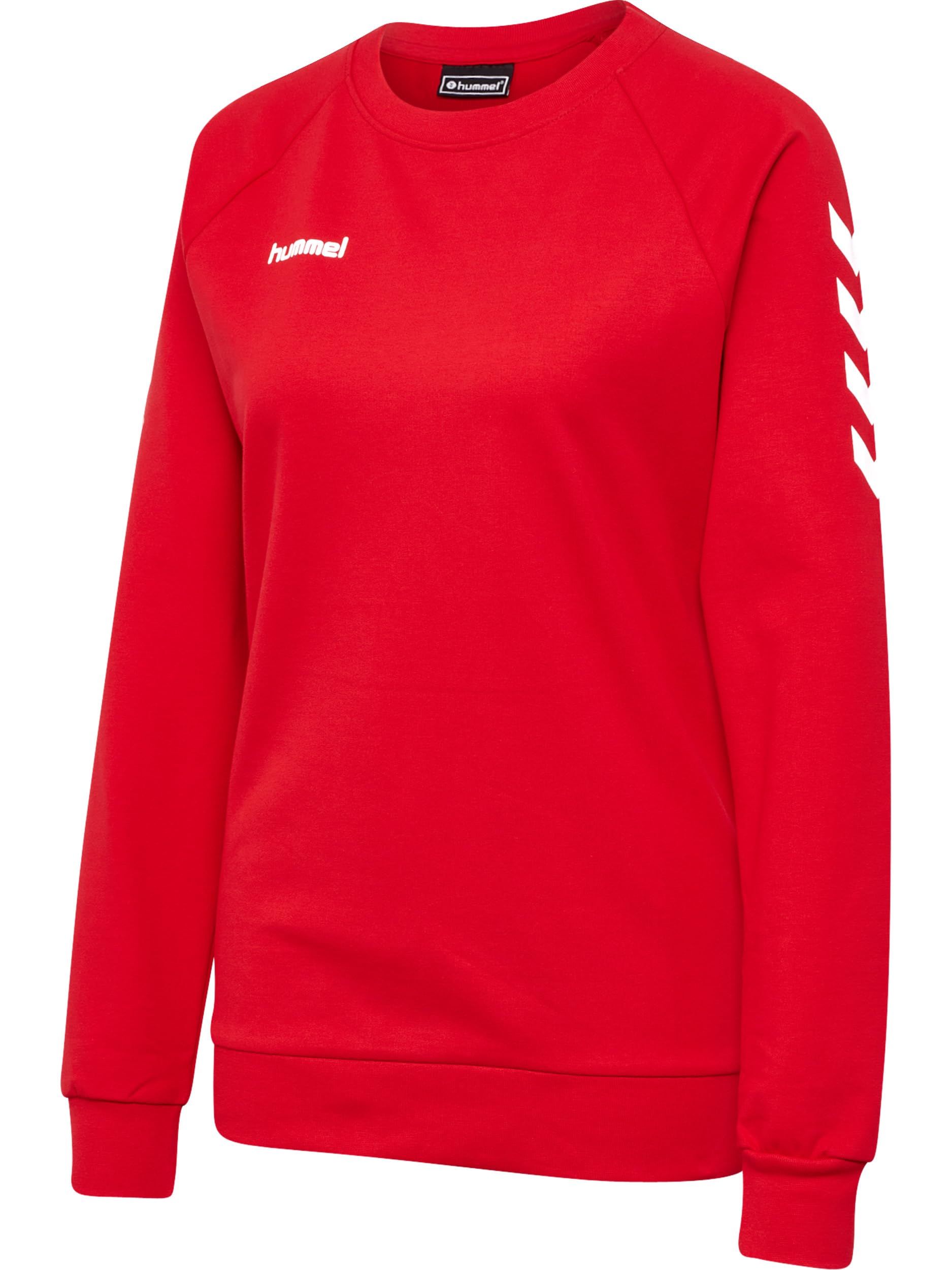 hummel Men's go cotton logo sweatshirt True Red