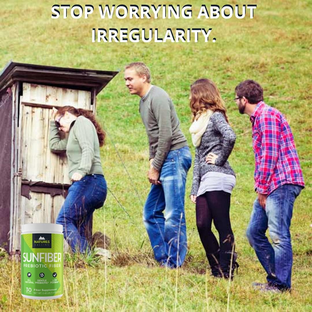 NATURE'S CALLING All-Natural Fiber Supplement | Gentle | Non-GMO | Low-FODMAP | Sunfiber | Prebiotic, 30 Servings (7.4 oz) - Image 8