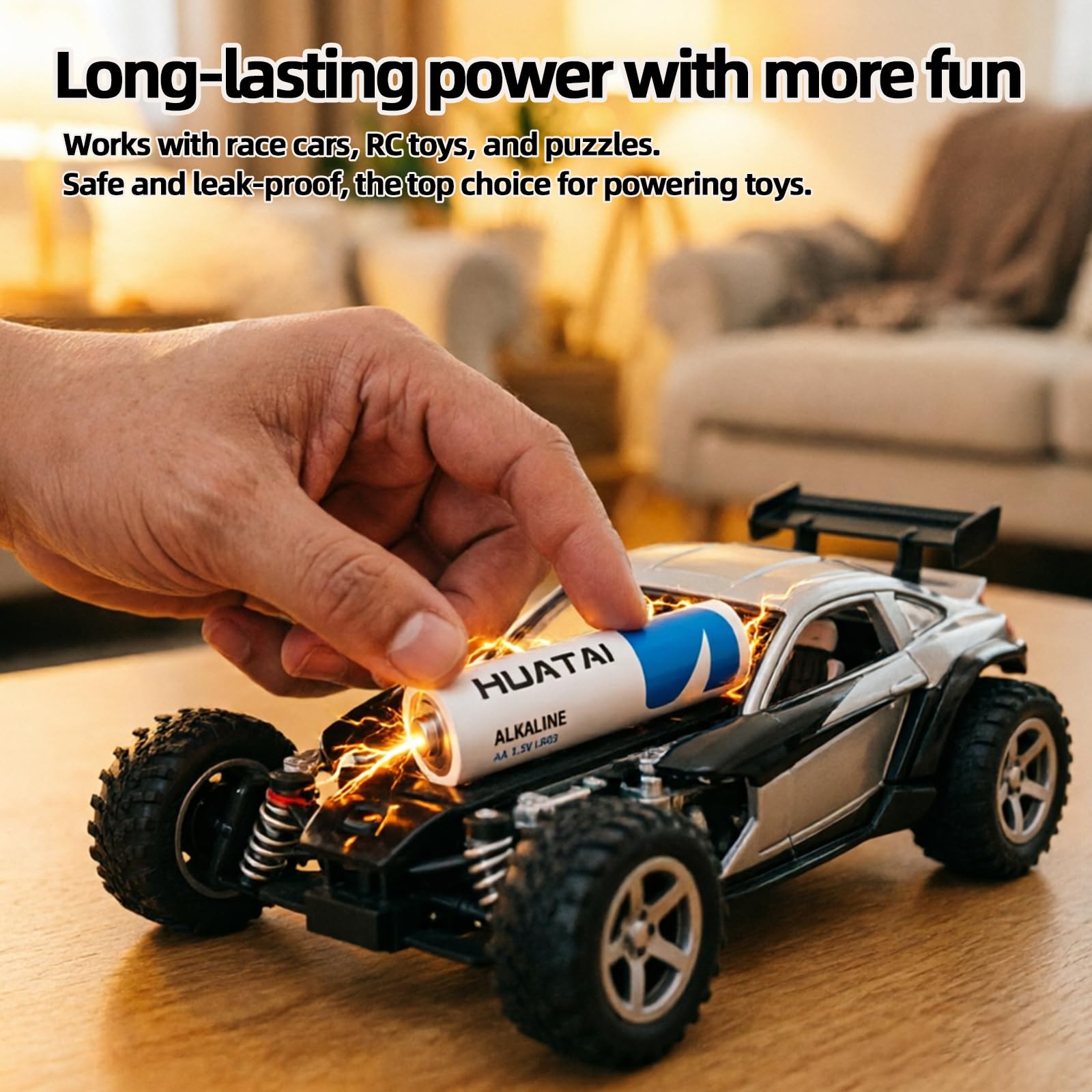 Confezione da 116 batterie alcaline AA e AAA, 56 batterie AA e 60 AAA per casa e ufficio, durata di 10 anni