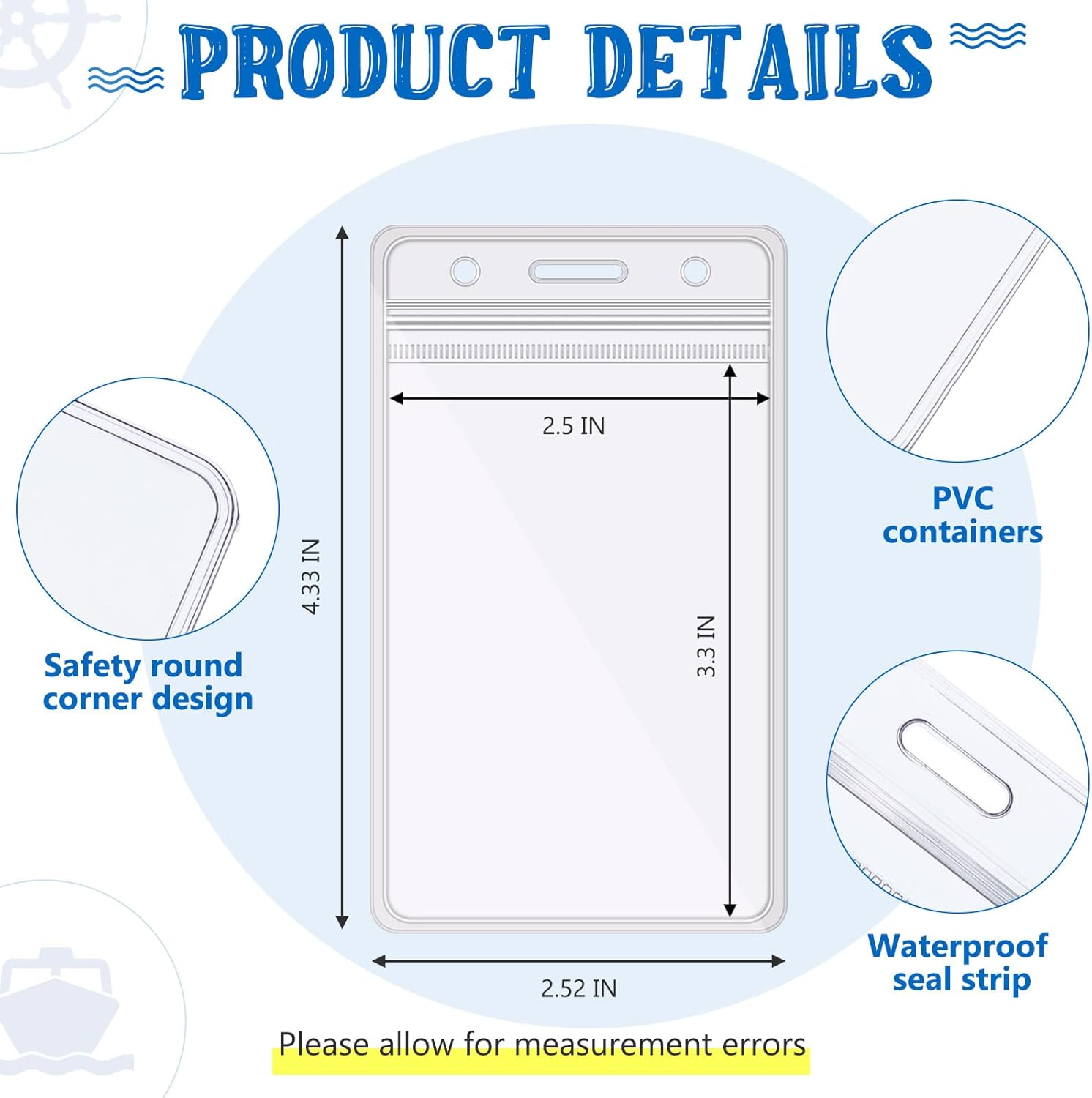 Tudomro 12 Pack Cruise Lanyard for Ship Cards Cruise Lanyards with Waterproof ID Holder Lanyard Ships Key Cards Ship Essentials Card Holder Women Men Accessories(Multicolor) - Image 4