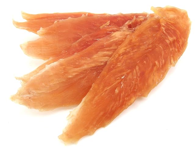 Foto 2 de 2 de Biazoo - Pechugas de Pollo desecadas 500g. Snack 91,2% de Pollo Saludable, fácil de digerir y Libre…