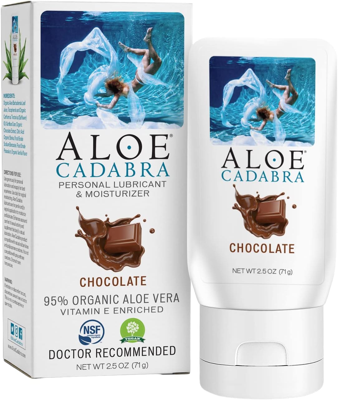 Aloe Cadabra Chocolate Lube Organic Natural Jamaica