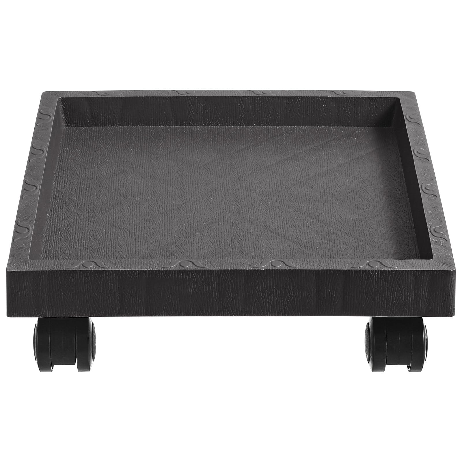Soucoupes pots de fleur carrées avec roulette 29x29 cm pour plante