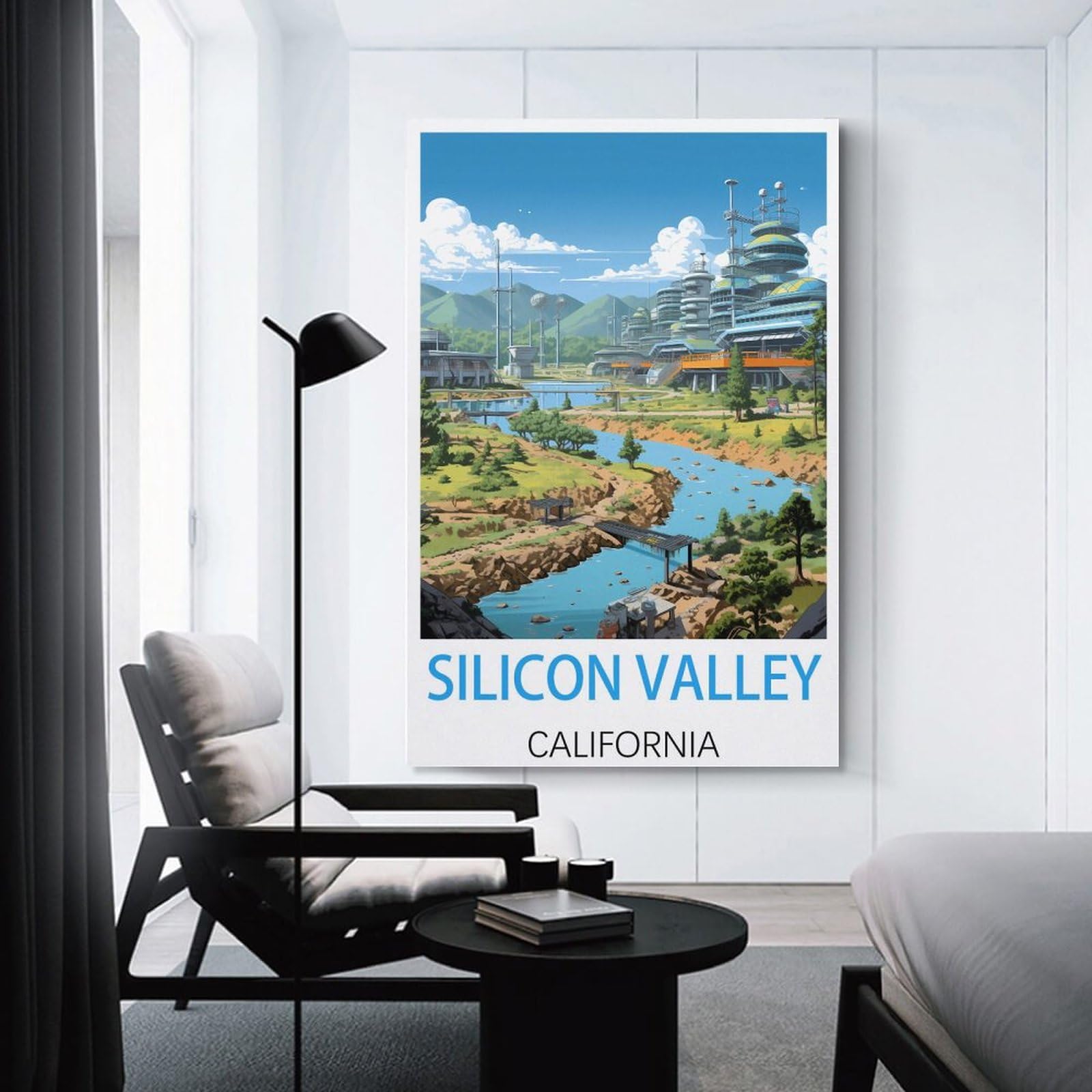 Amazon.com: Silicon Valley California Vintage Travel Poster