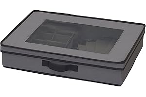 Household Essentials Tabletop Storage Box: The Ultimate Collapsible Closet Organizer for Perfect Linen Care