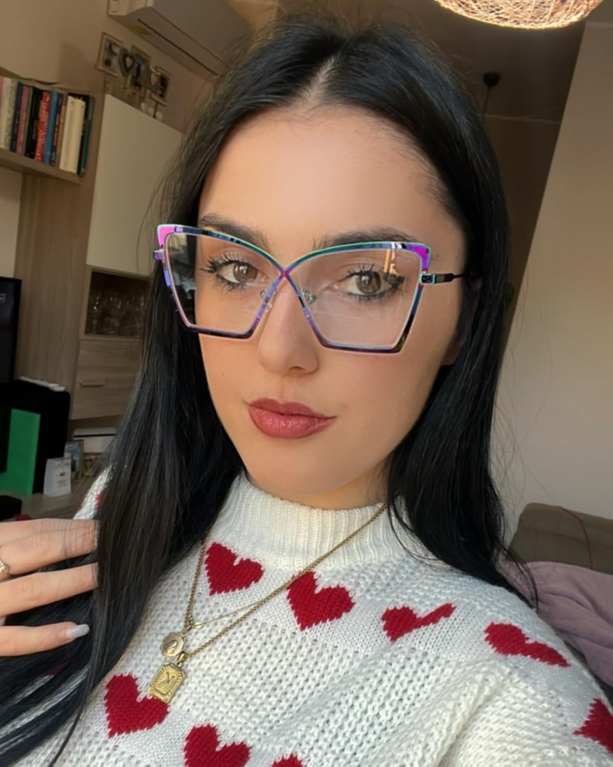 VOOGLAM Butterfly Blue Light Glasses for Women Anti Eyestrain Dry Eyes Computer Phone TV Eyewear Felicja